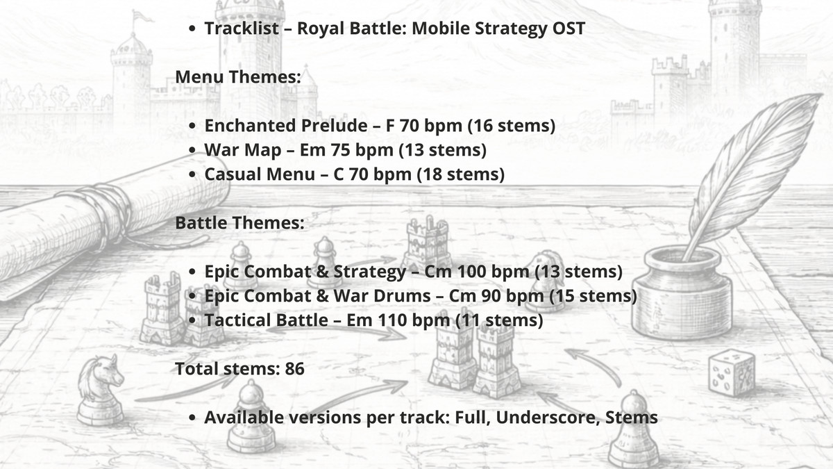 Royal Battle: Mobile Strategy OST