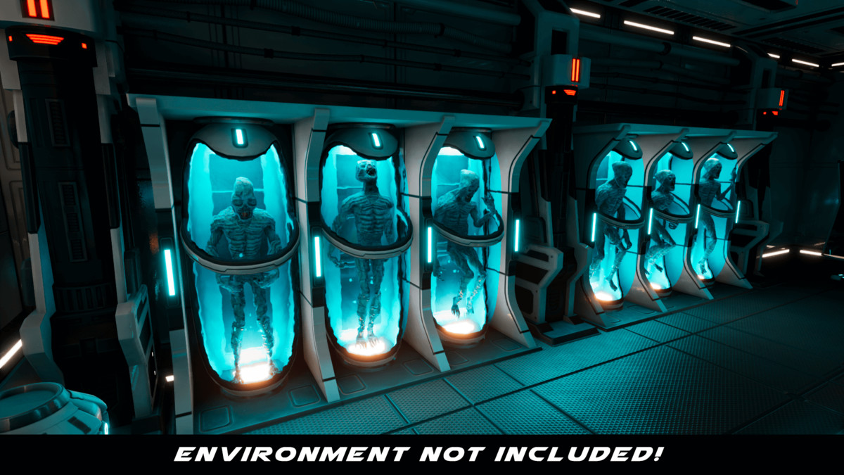 Sci-Fi Cryo Pods (Capsules)