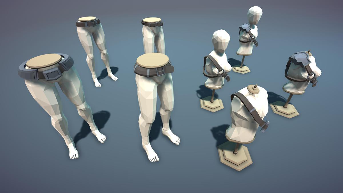 STYLIZED Fantasy Clothing Shop - Low Poly 3D Art