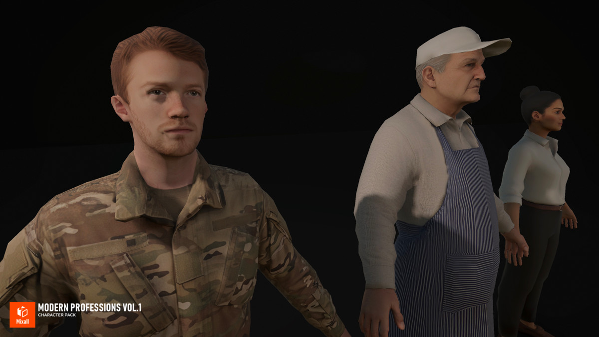 Modern Professions Vol.1 - Character Pack