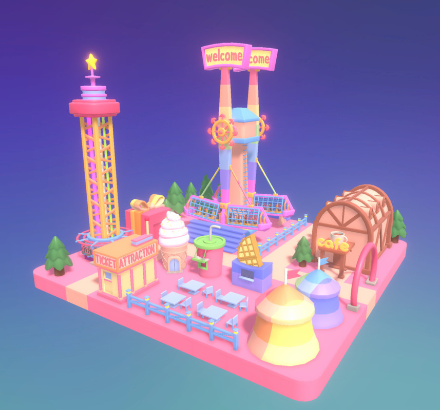 Theme Park(UModeler X)