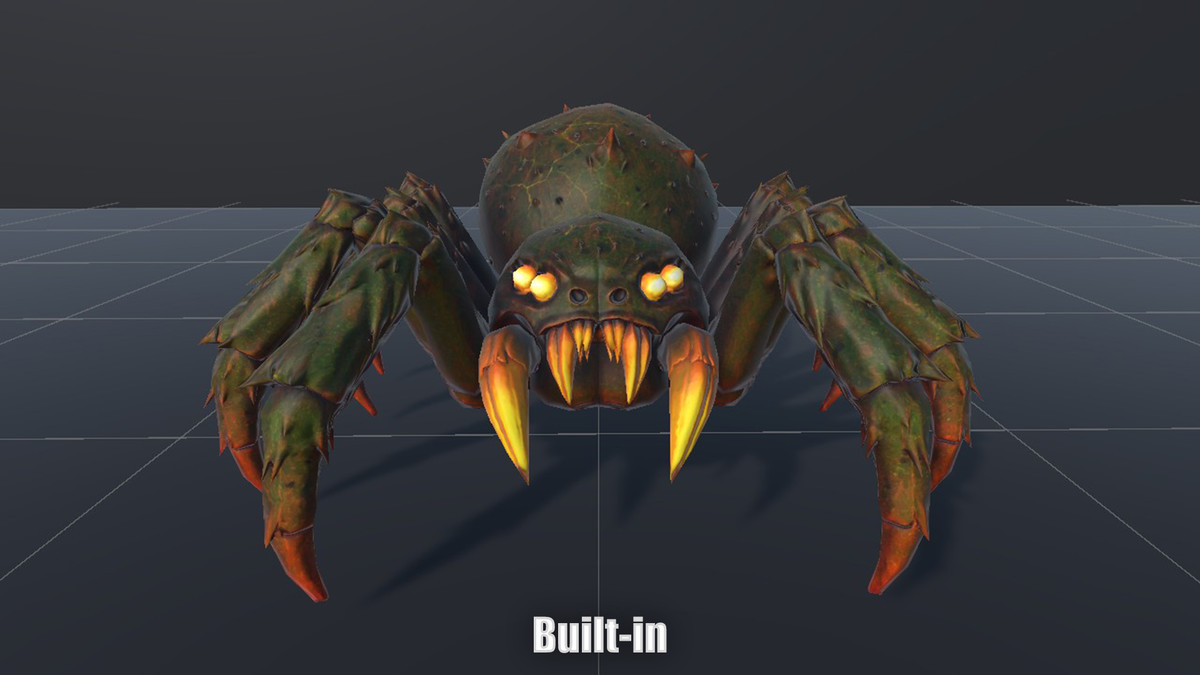 Spider - Game ready character Low-poly 3D model