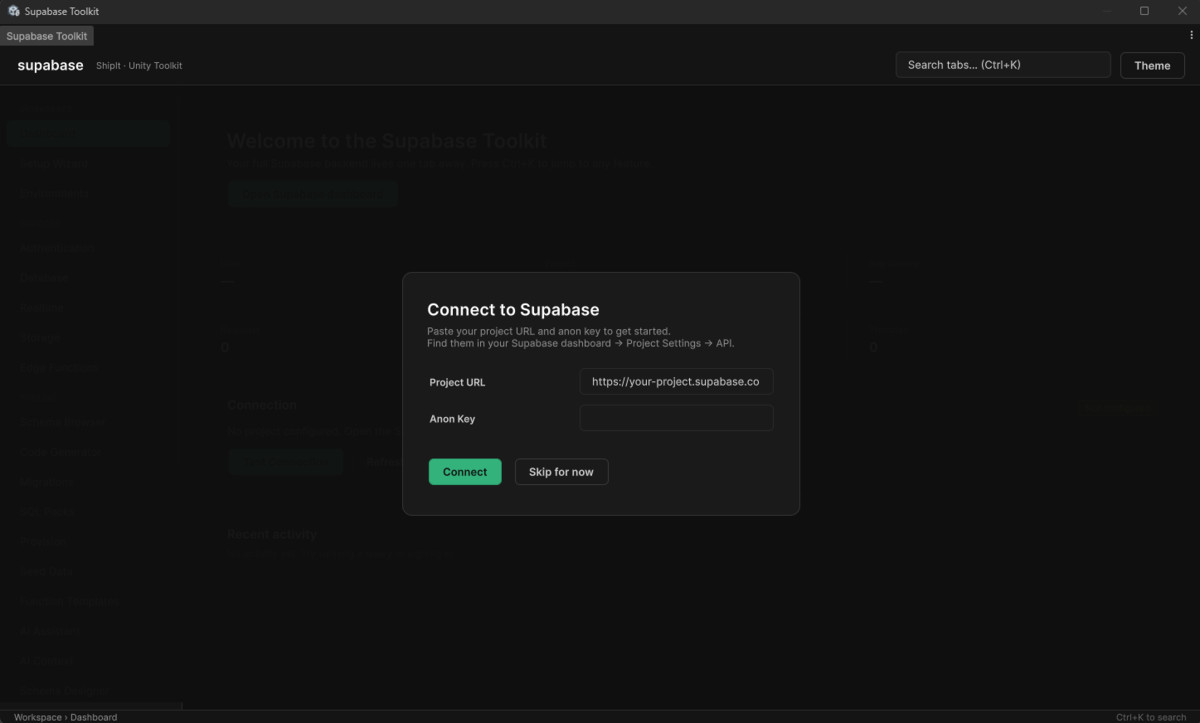 ShipIt Supabase Toolkit