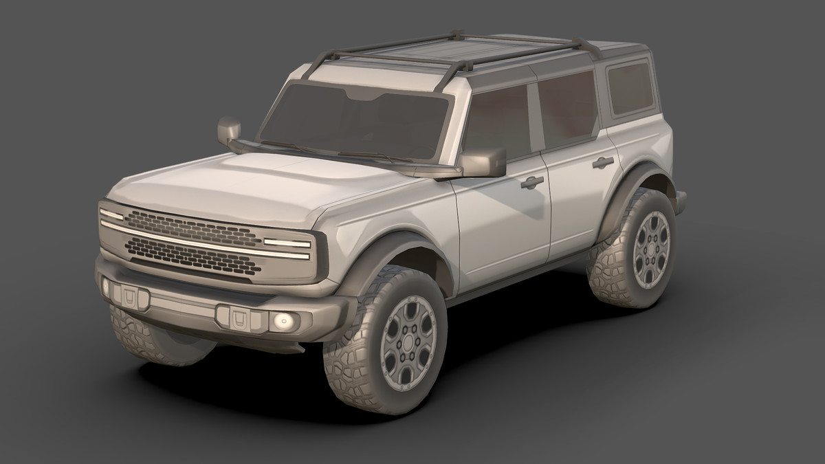 City Low Poly Car 1
