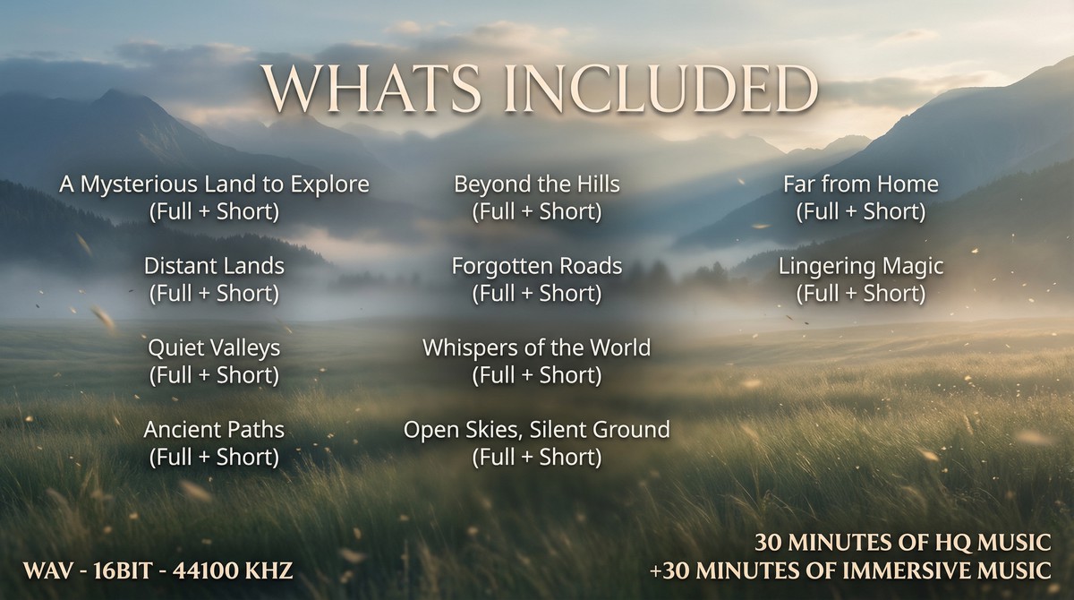 Ambient Atmospheric Soundscapes – Exploration Music Pack