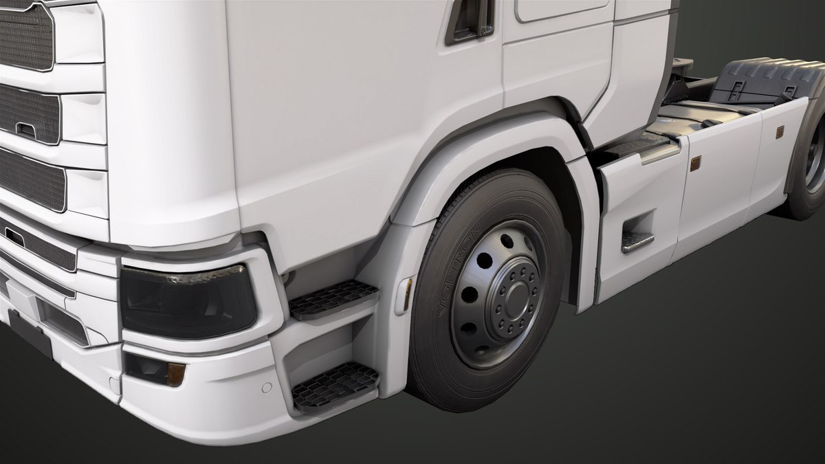 Heavy Truck Chassis 06 Interior URP HDRP Textures