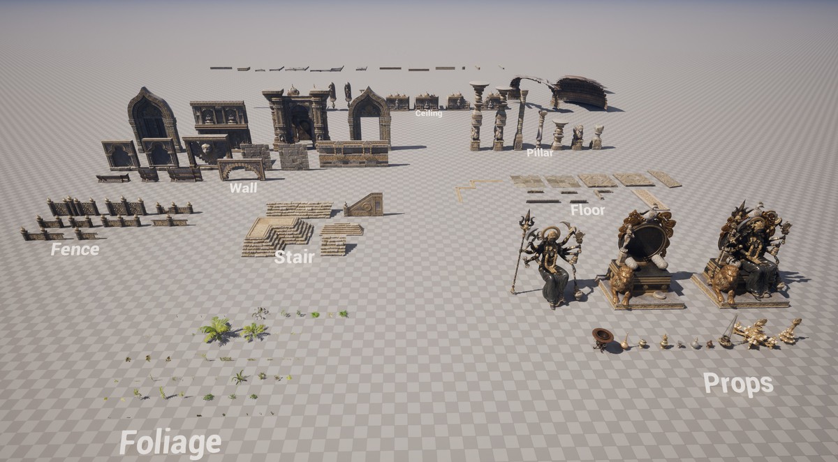 Modular Lost Temple Environment Pack