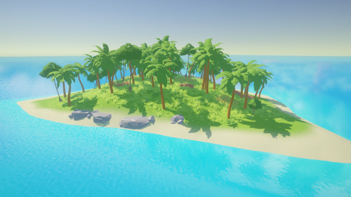 VERDANT Low Poly Tropical Island Modular Village