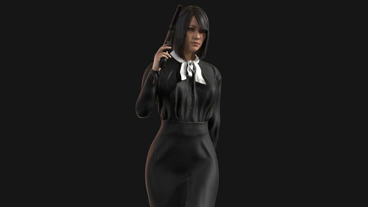 Asian Office girl