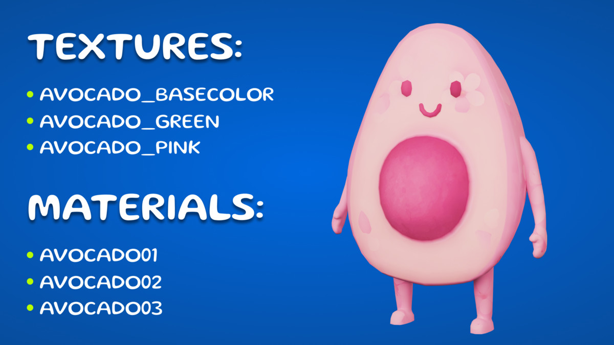 Avocado Character Mobile Ready