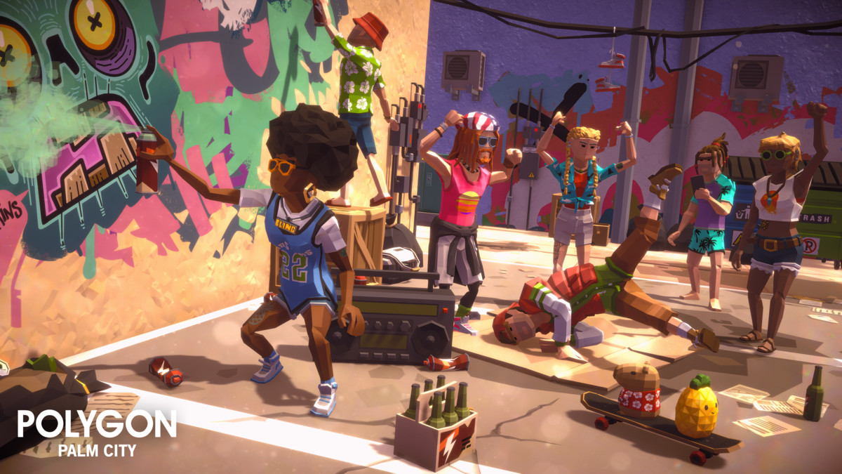 POLYGON - Palm City - Art by Synty