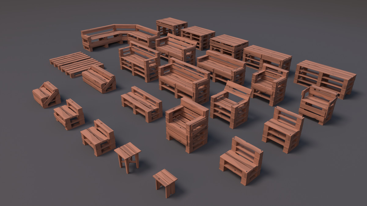 Pallets Furniture (mini pack) – BoznaWhat