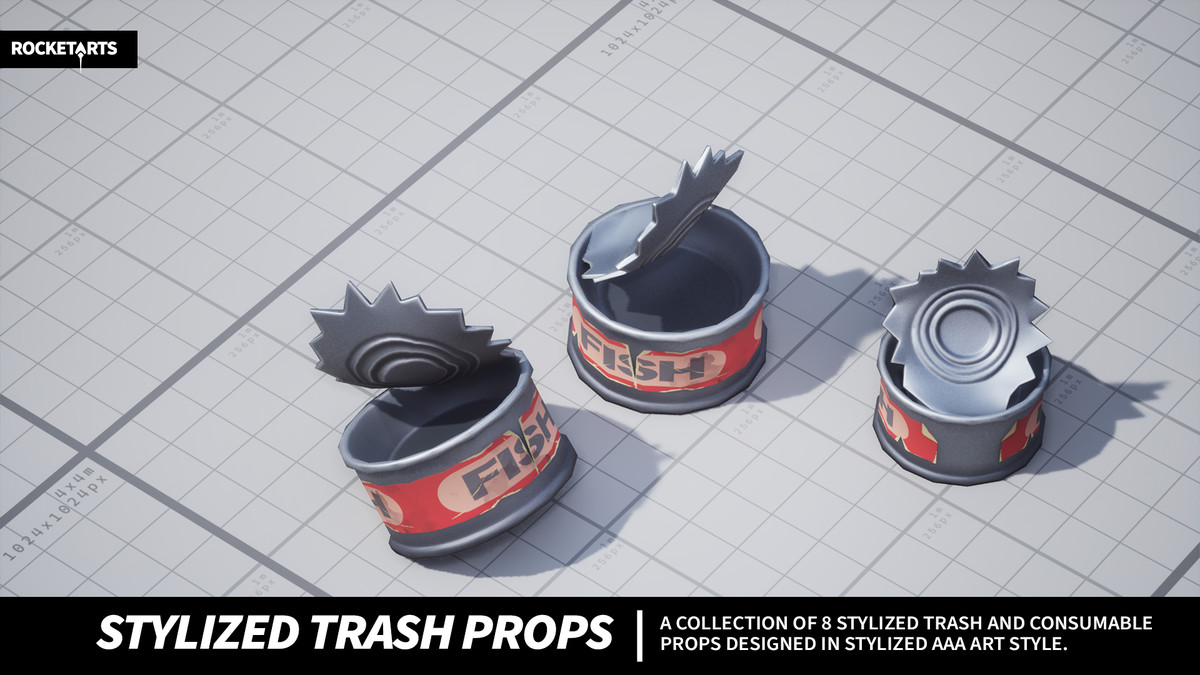 Stylized Trash Pack