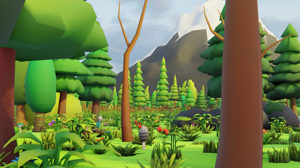 Low Poly Seasonal Forest Biome 2 by IGS