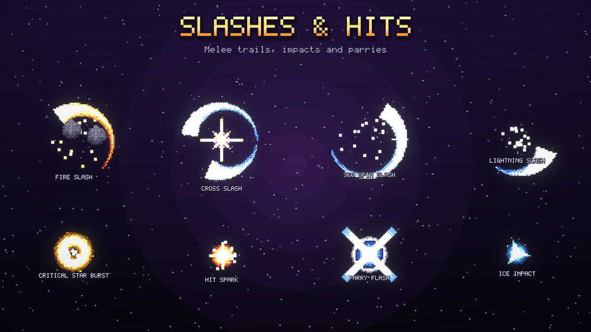 Pixel VFX Mega Pack — 1000 Pixel Art Effects