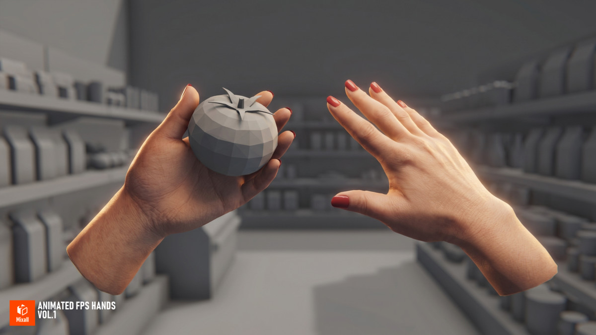 Animated FPS Hands Vol.1
