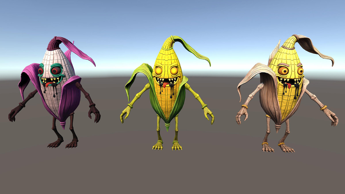 Nightmare Harvest Monsters 1 – Stylized Character Pack (5 Characters, 15 Skins)