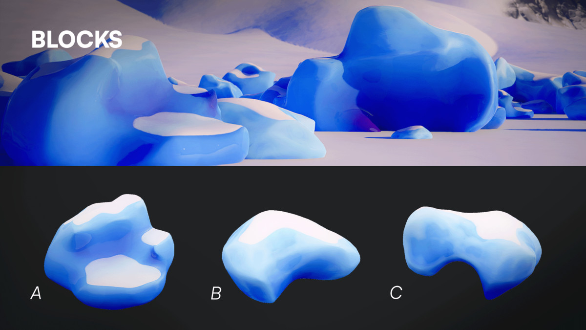 Arctic Landscape Cartoon