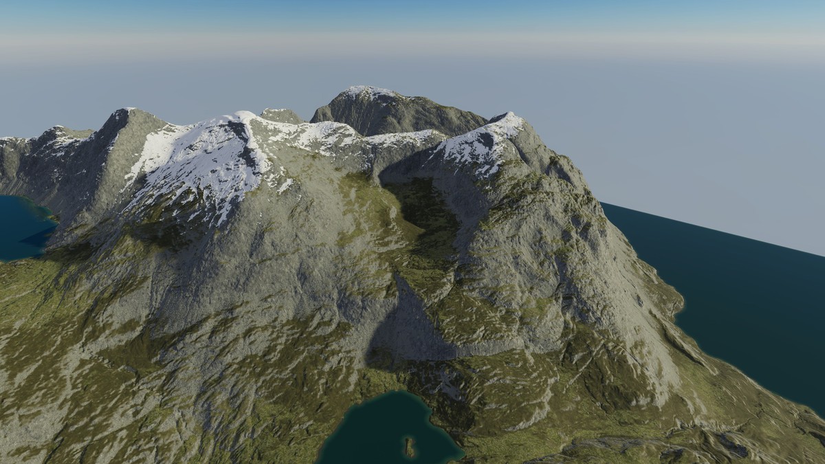 Norway Peaks & Valleys Real-World Terrains 8 km + 4 km