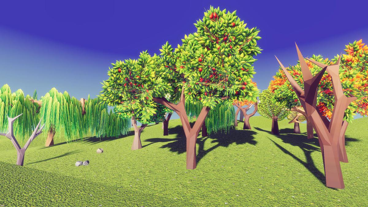 Low Poly Stylized Trees Pack - Mini World Studio