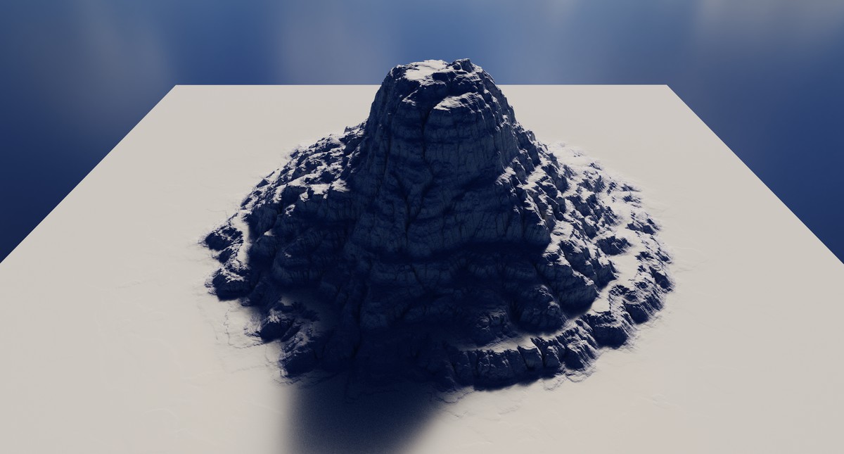 Terraced Canyon Shapes - StampIT!