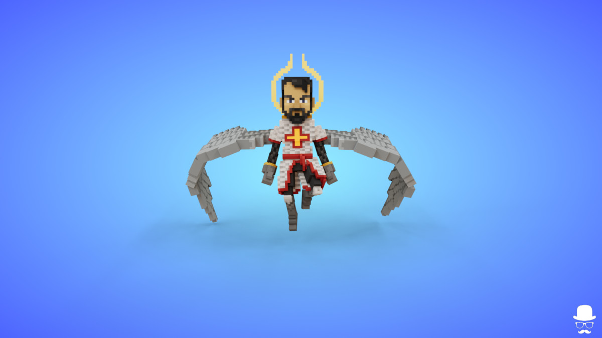Voxel Angel Characters Pack