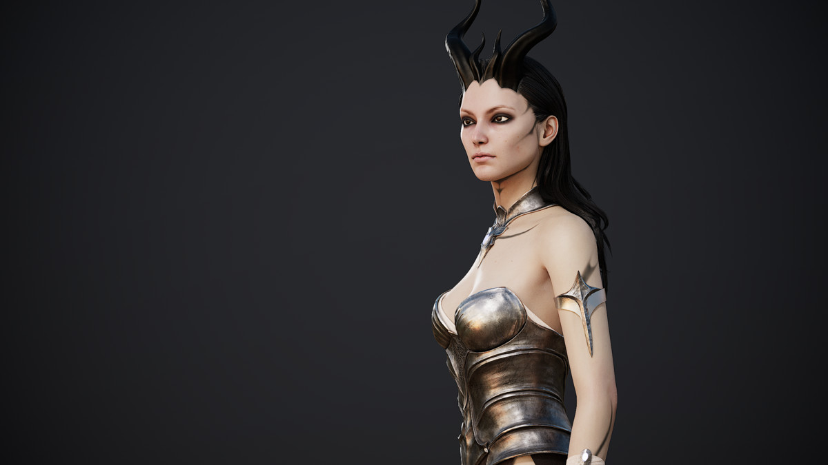 Fantasy Demones Girl