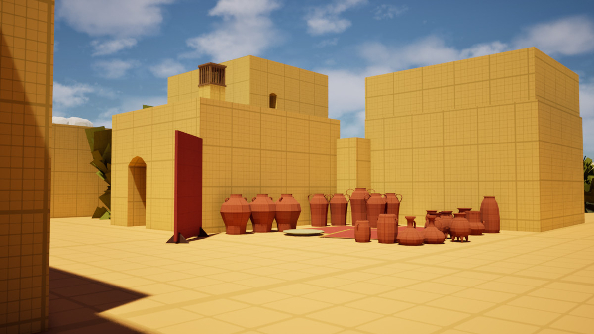 Desert Blockout Kit – 236 Modular Assets | Villages, Temples & Open Worlds