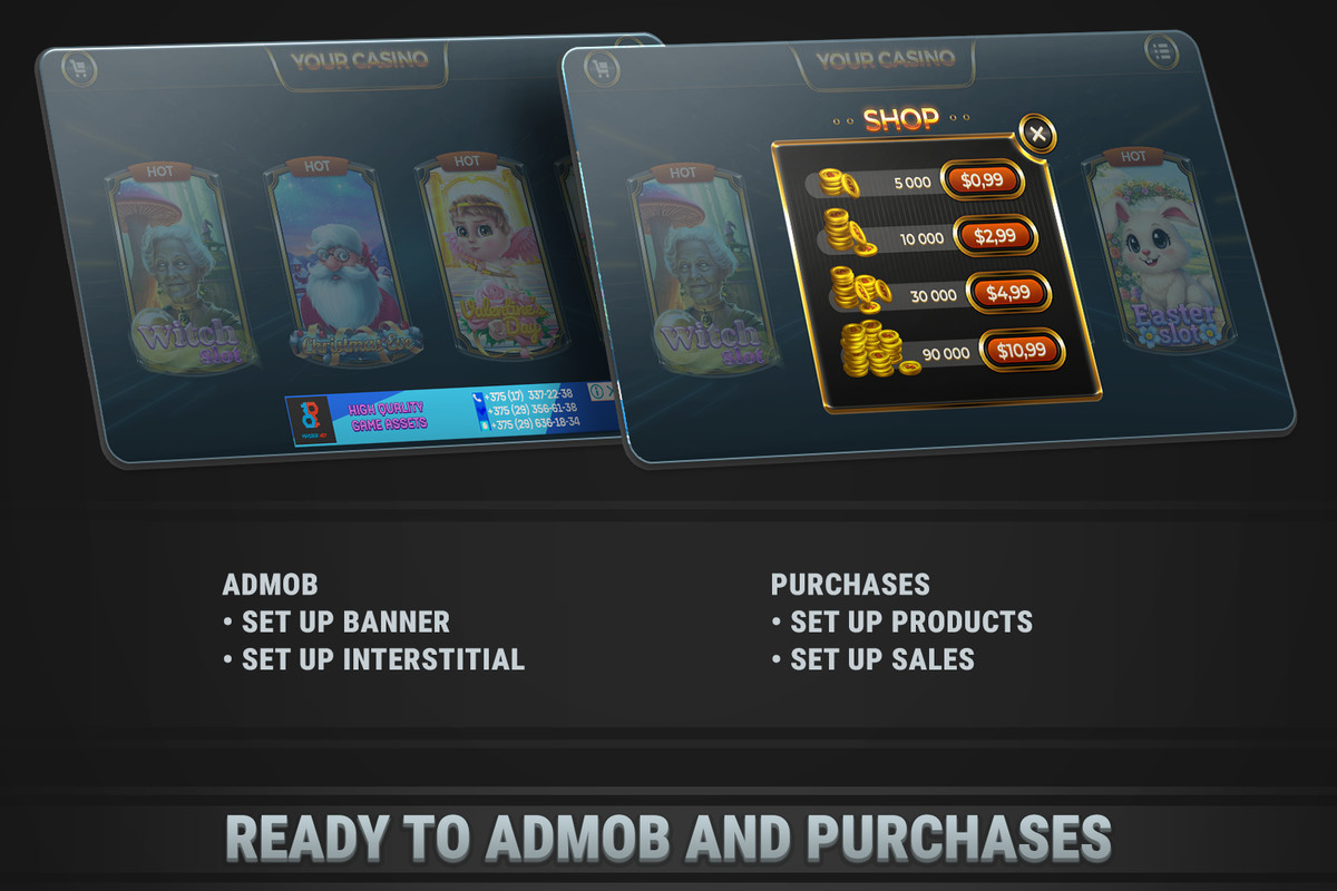 MK Slot Bundle • Holidays Casino Template