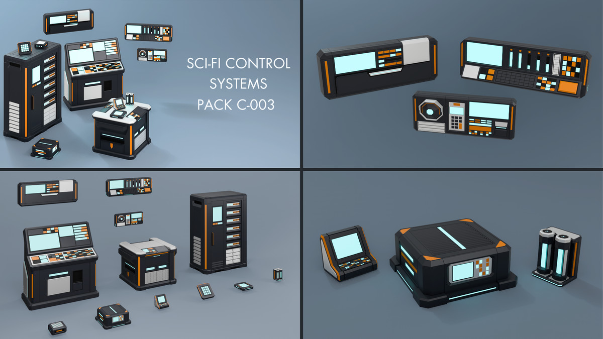 LOW POLY SCI-FI ULTIMATE ASSET LIBRARY