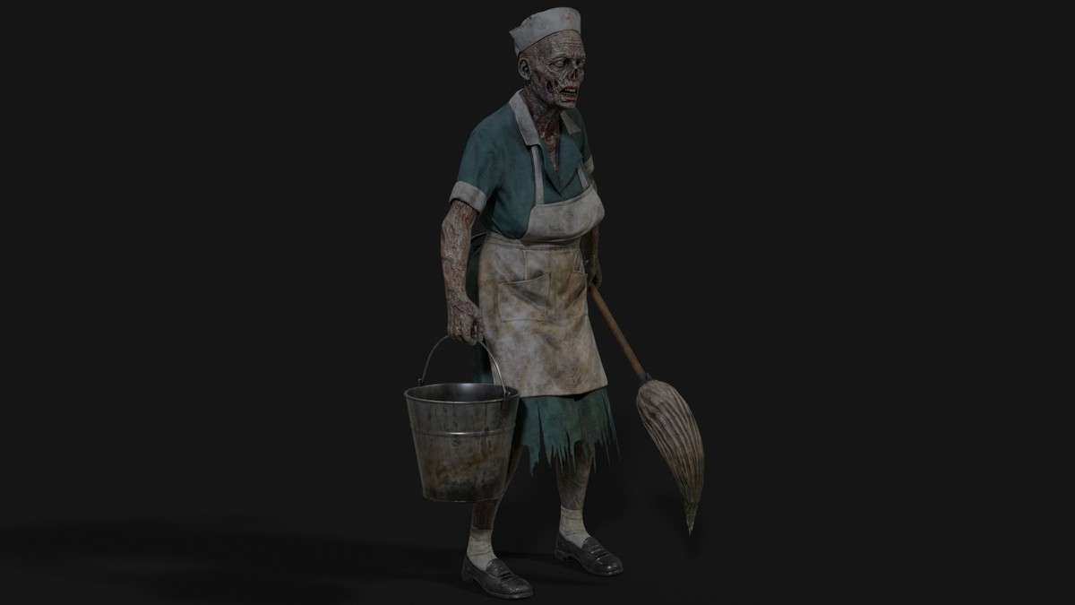Hospital Janitor — Zombie Hospital Collection