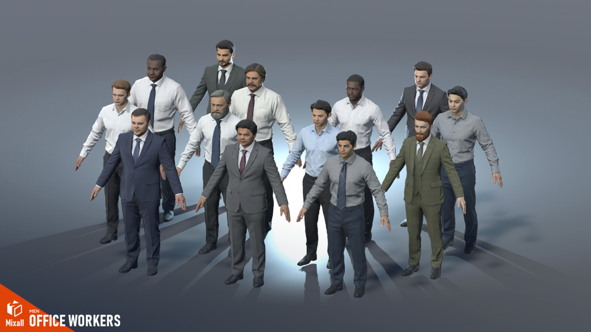 Office workers - city characters pack