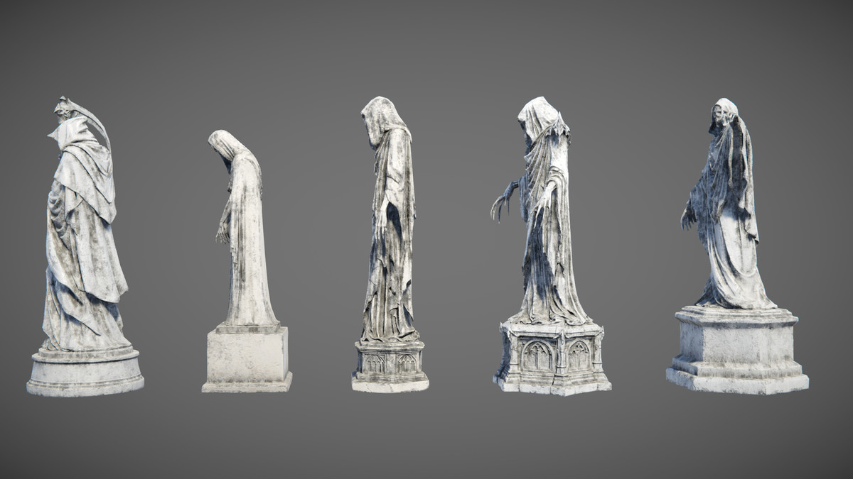 Haunted Statues