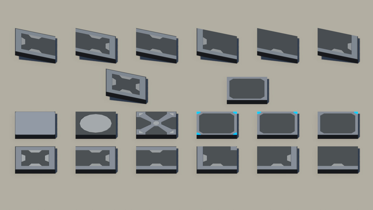 Sci-Fi Interior Modular Kit 02