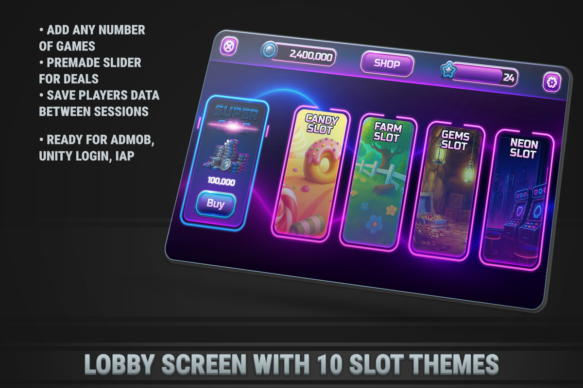 MK Slot Bundle • Modern Casino Template