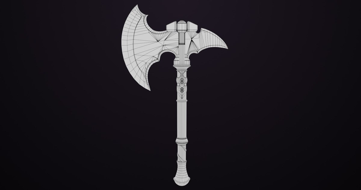 6 Battle Axes Collection 01 URP HDRP Textures
