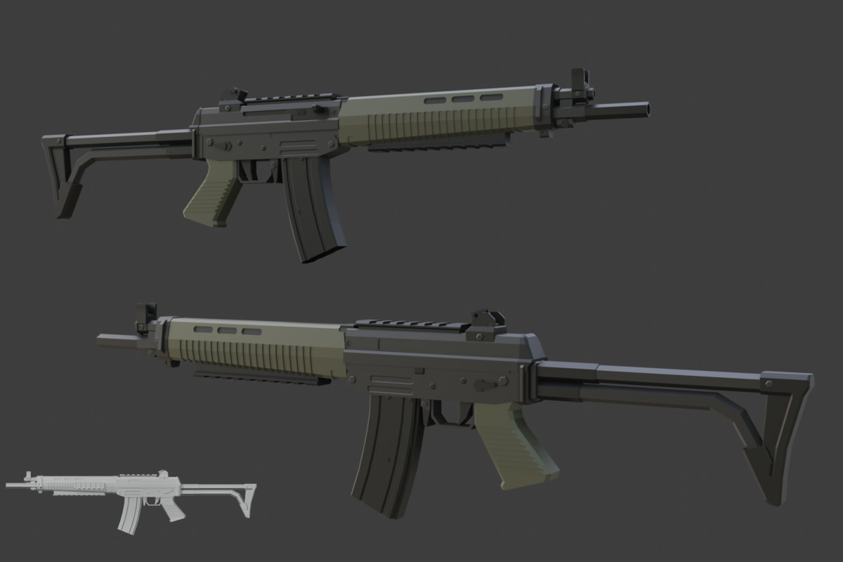 Low Poly Weapon Bundle Pack 3