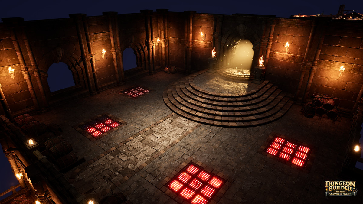 Dungeon Builder: Modular Top Down RPG Environment Kit (Dungeon, Modular Dungeon)
