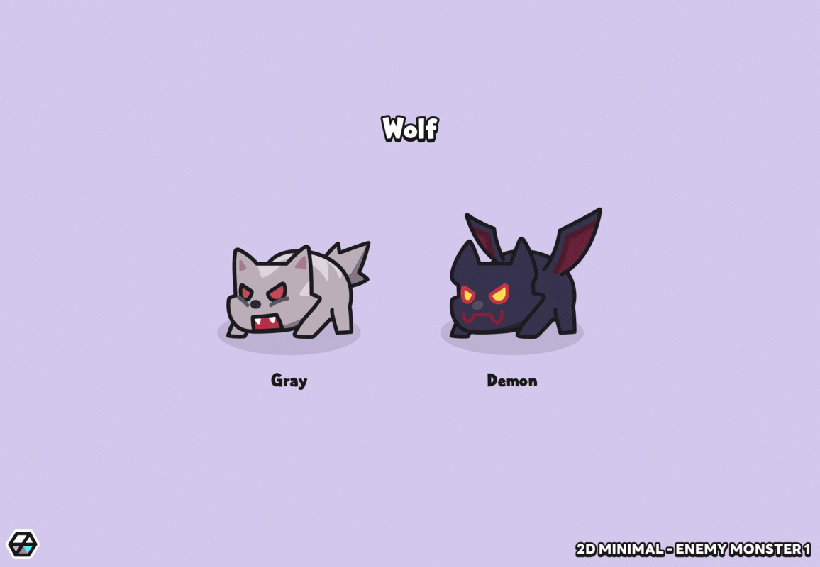 2D Minimal - Enemy Monster1