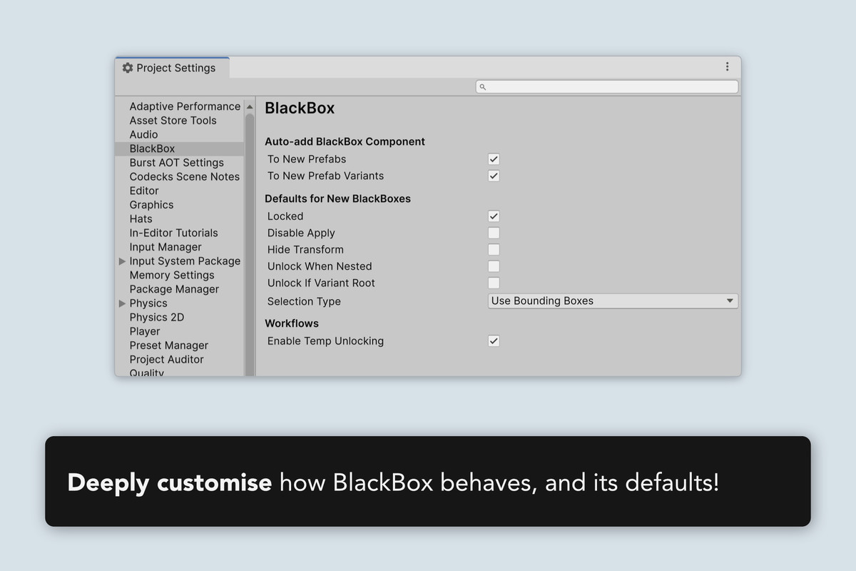 BlackBox 2 - Redefined Prefab Workflow