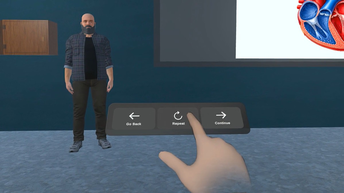 VR Classroom Simulation Template