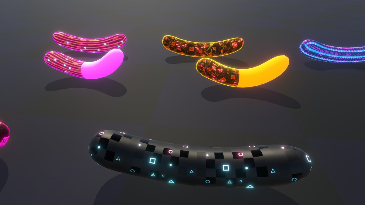 Neon Cyber Viruses