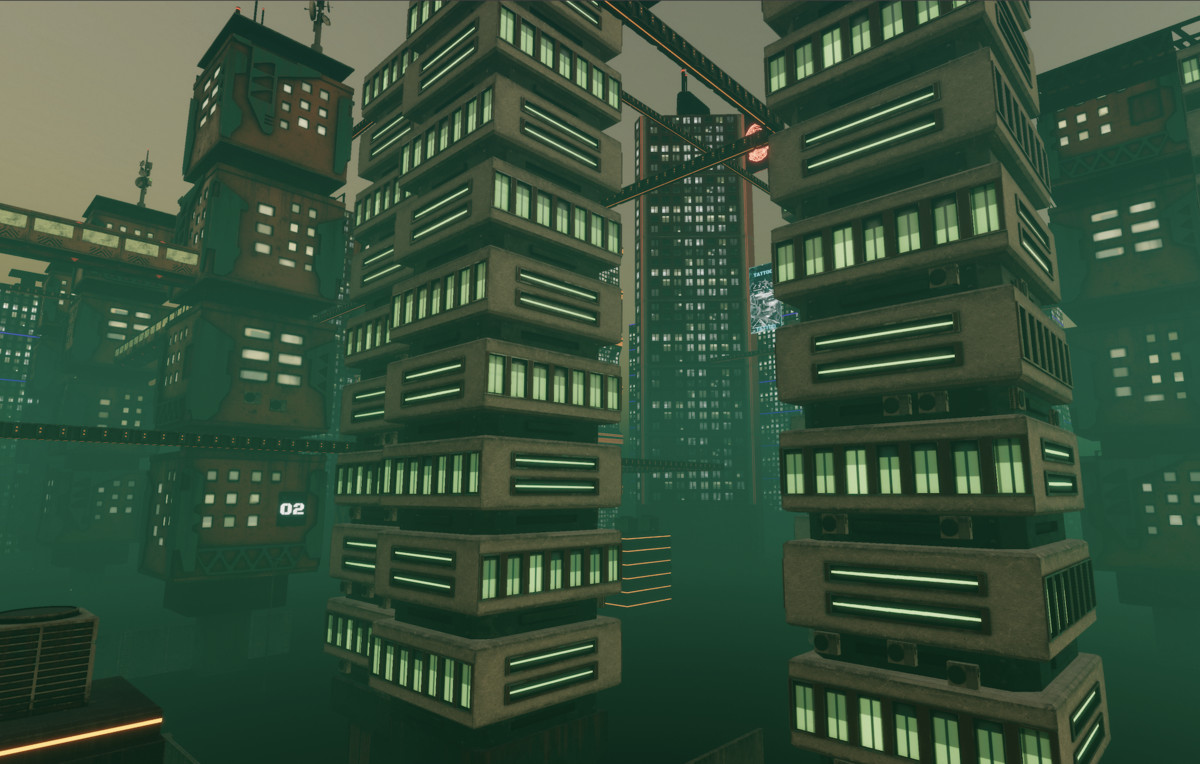 Cyber-Blocks - Modular Cyberpunk Building Pack