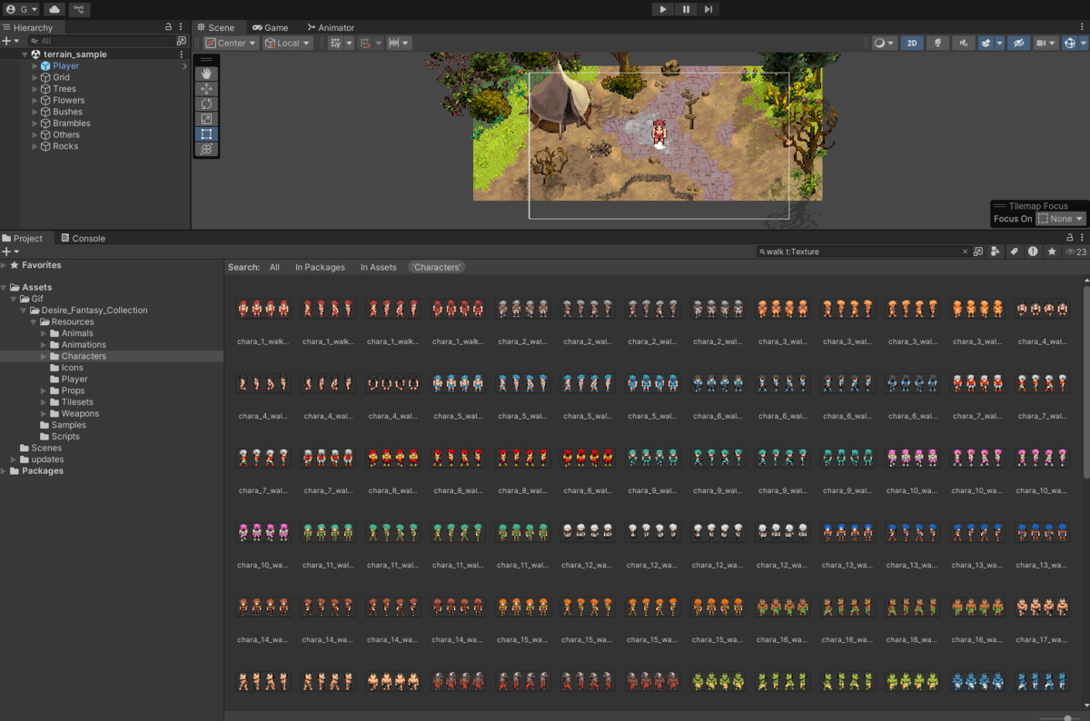 2D Fantasy RPG - Characters - Combats - Tilesets - Pixelart FULL BUNDLE