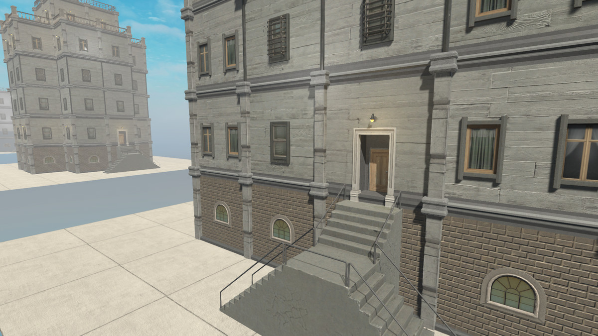 Realistic Modern Modular Building 1 Asset Package