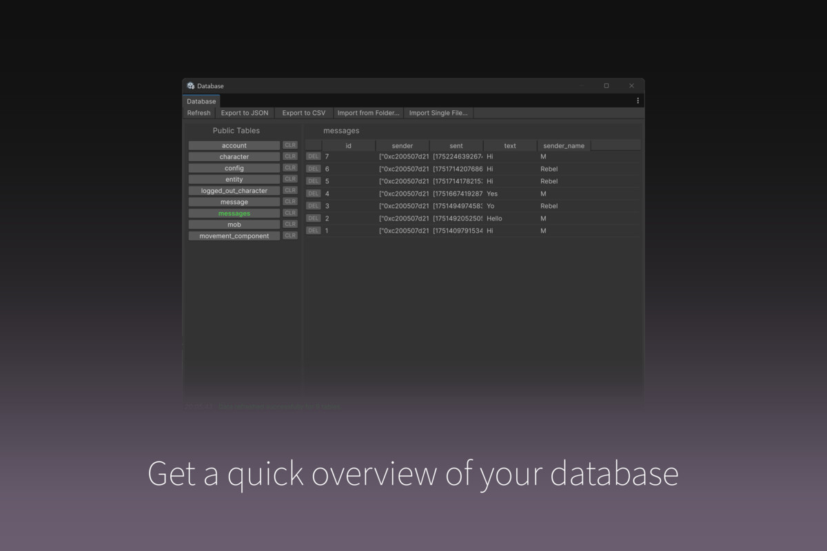 Cosmos Cove - Create MMOs with SpacetimeDB