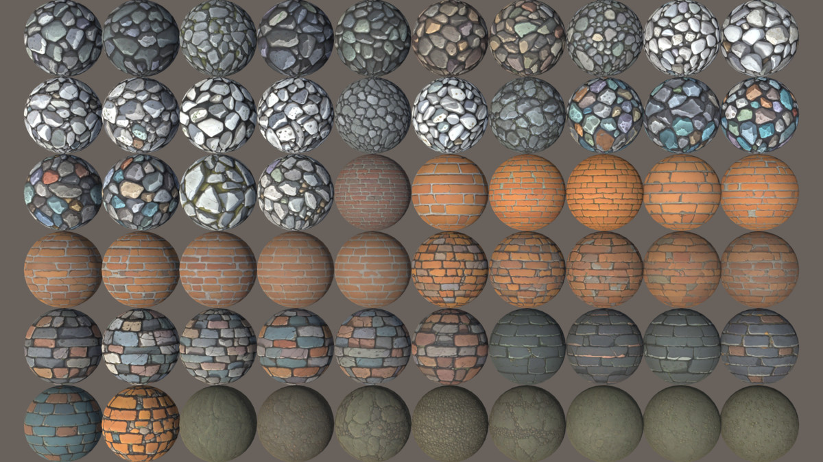 510+ Stylized Textures - Mega Pack Vol 6