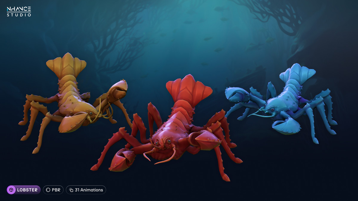 Stylized Sea Animals Bundle