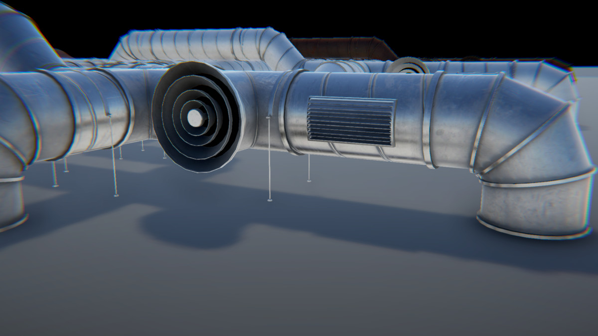 Modular Industrial Air Duct System