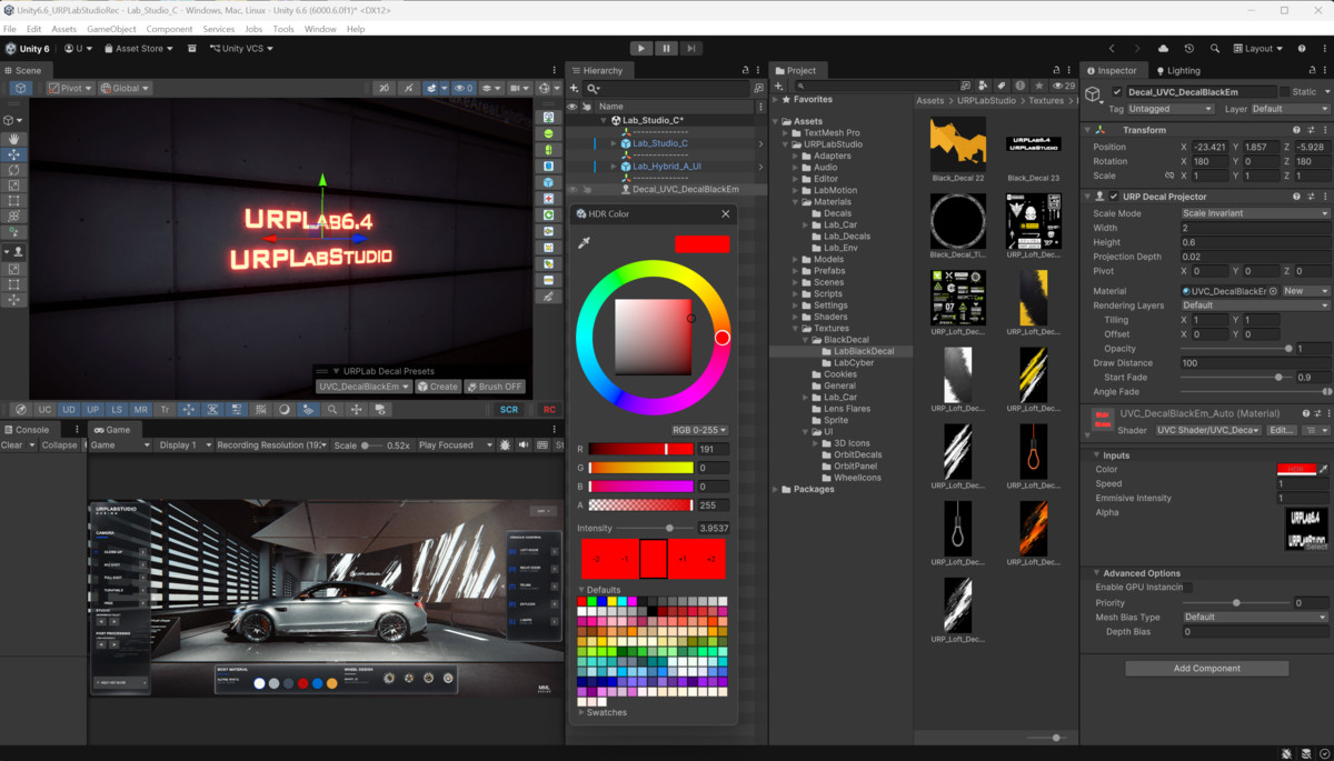 URP Lab Studio